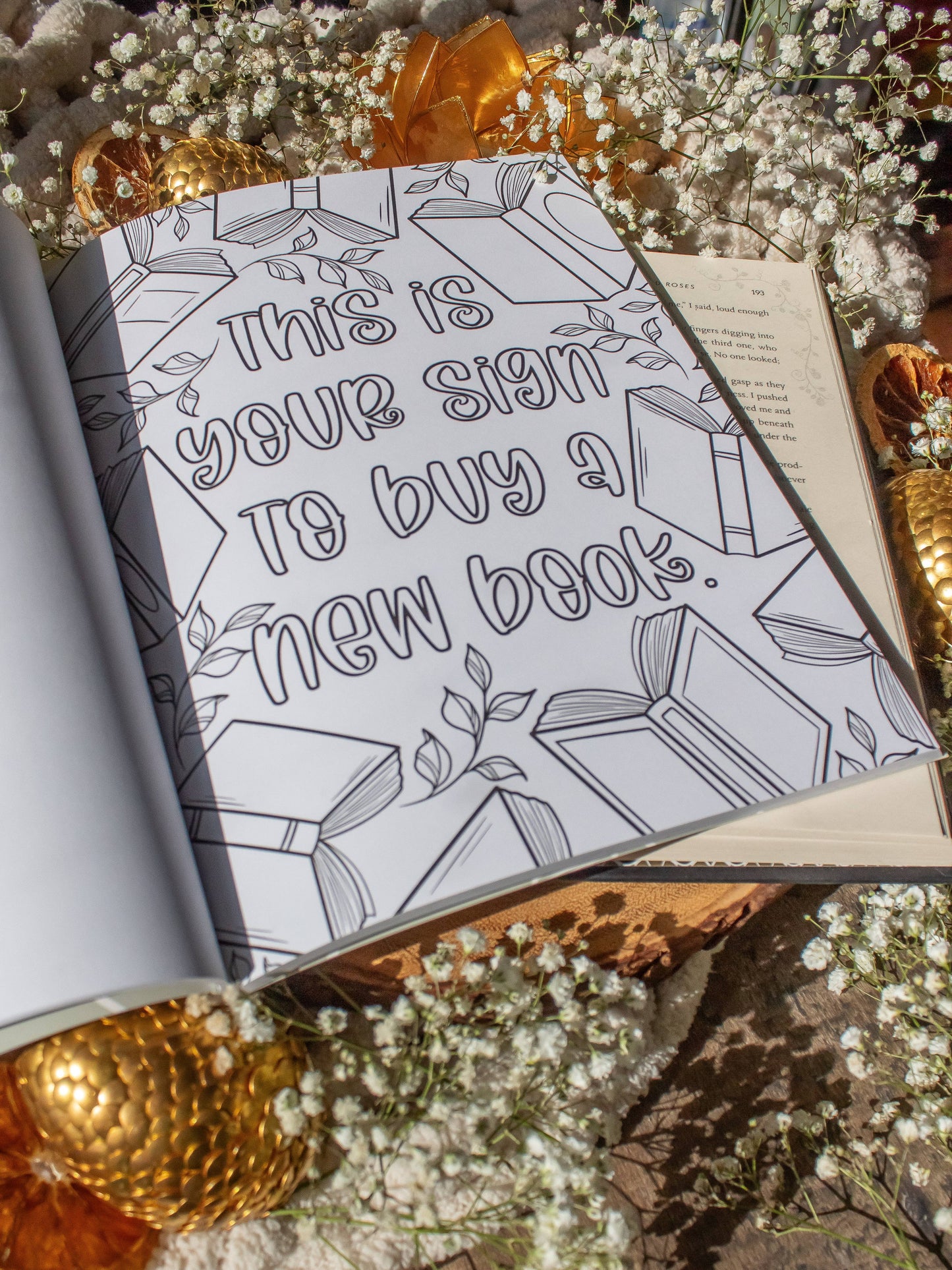 Bookish Coloring Book | 40 Coloring Pages For Adult Readers