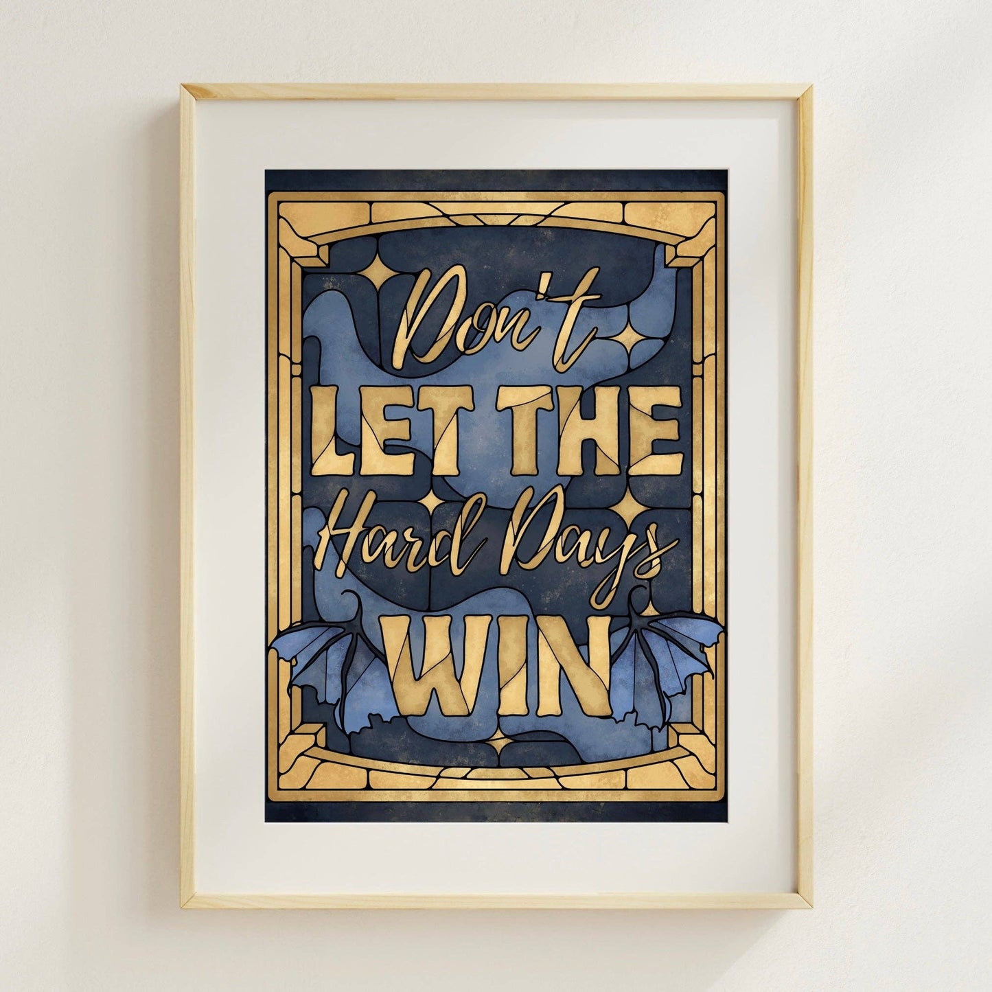 Bookish Print - Giclee Art Print - Hard Days