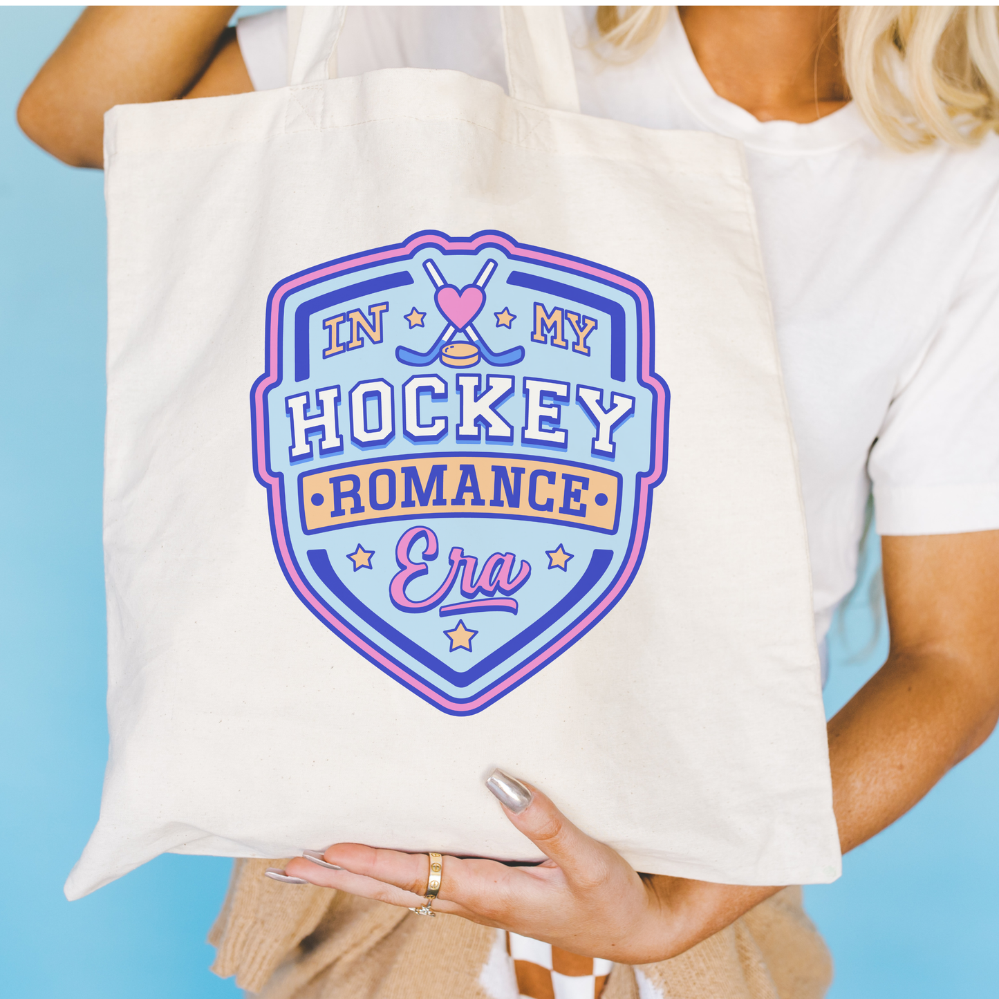 Book store Tote Bag | Trope Reader Gift | Hockey Romance Era