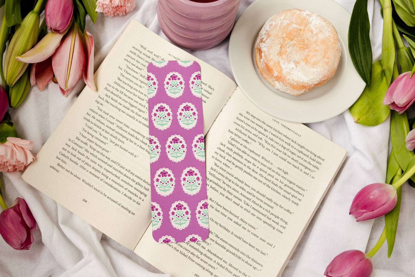 Bookmark - Purple Bloom