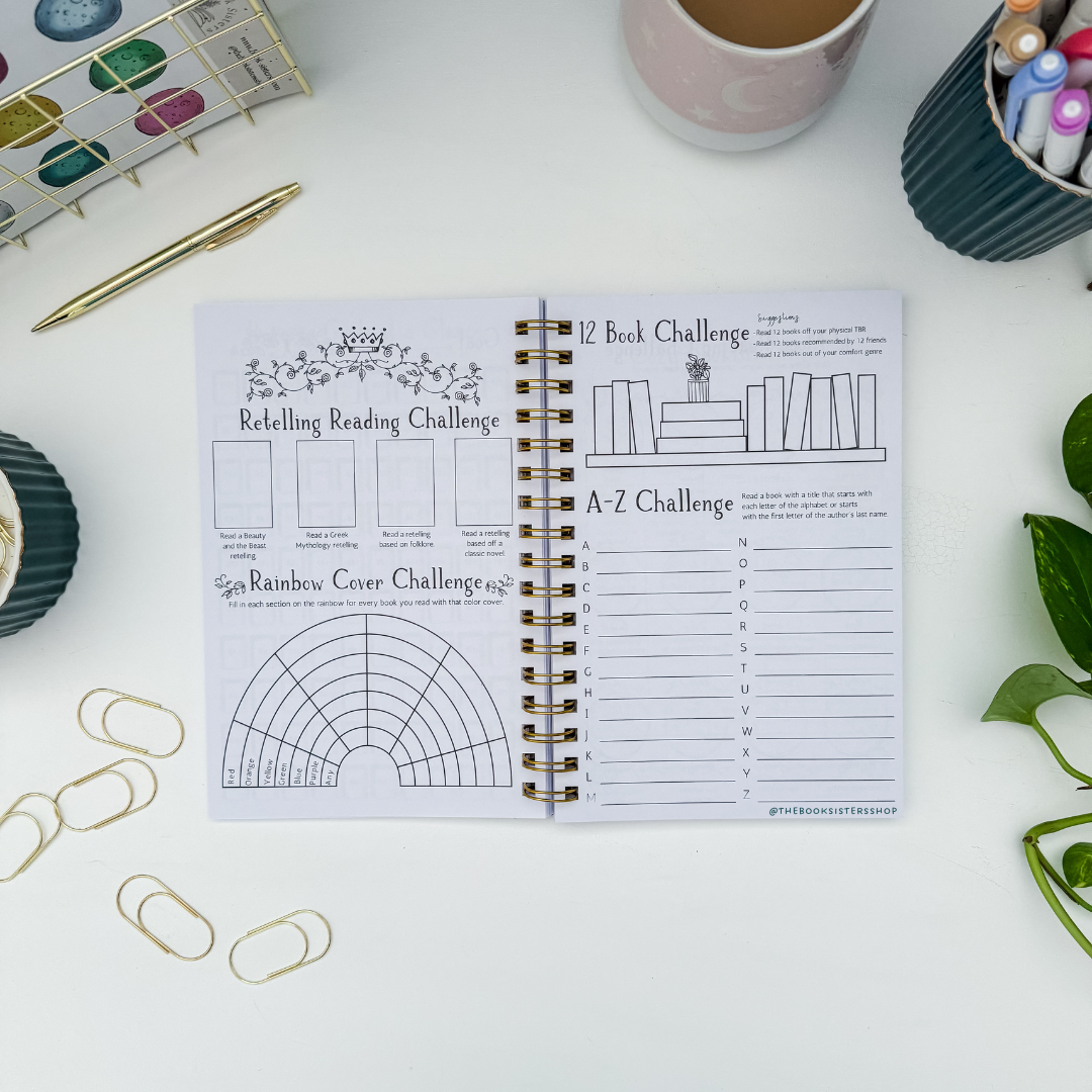 Reading Tracker Journal Spooky Bookshop | Undated Book Log