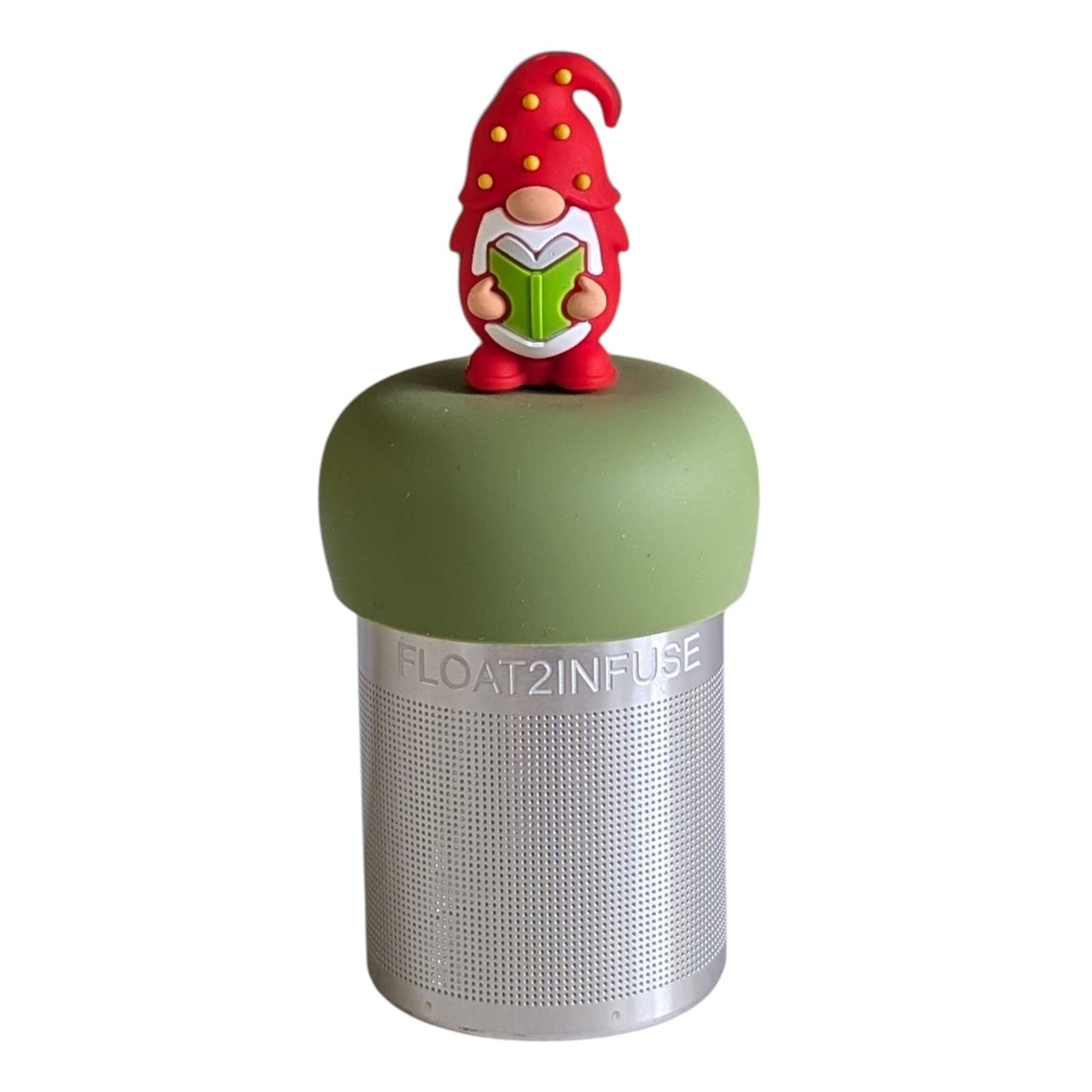 Christmas Carol Gnome | Floating Tea Steeper | Green Base