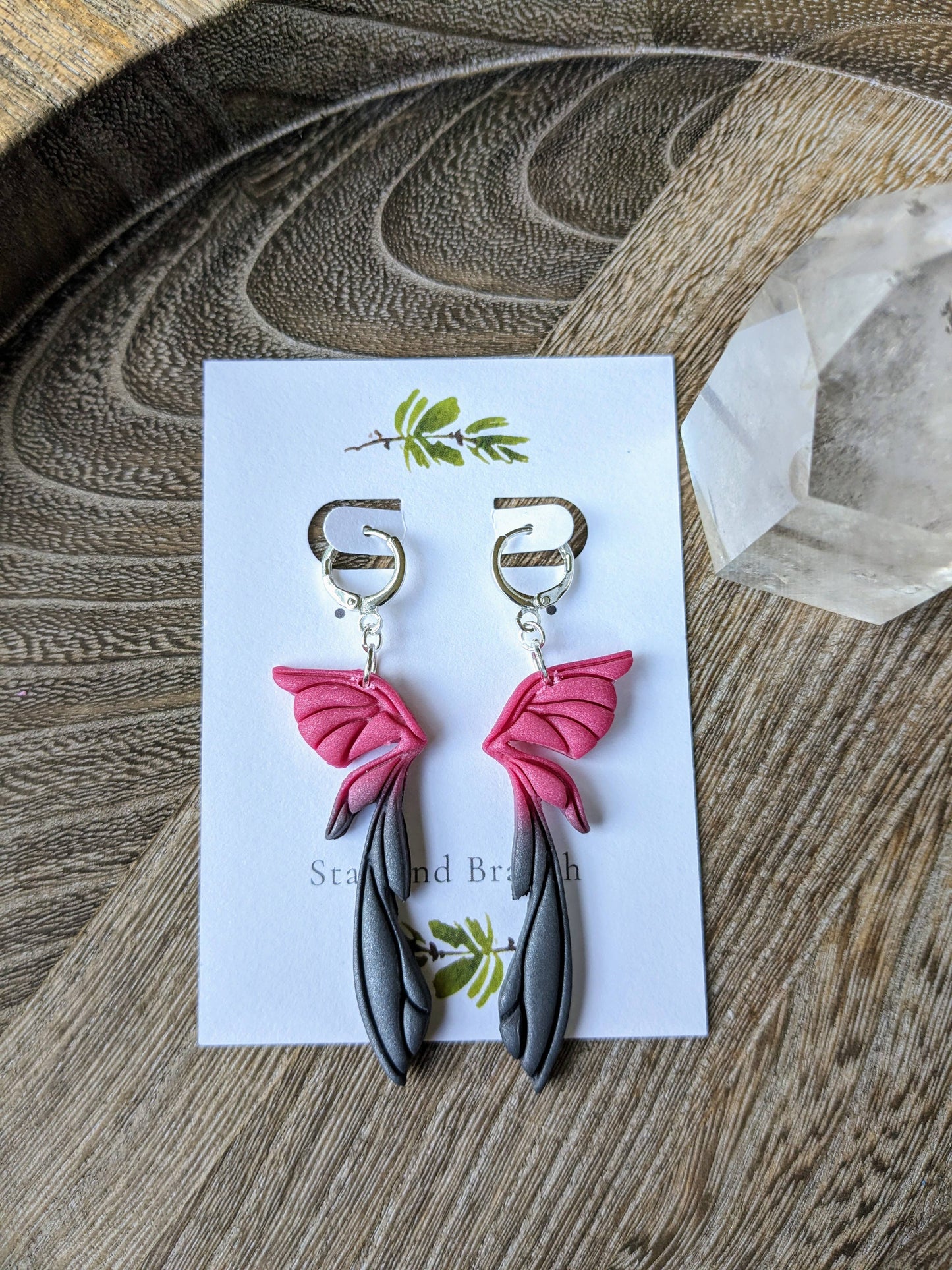 Earrings - Demon Fairy Wings