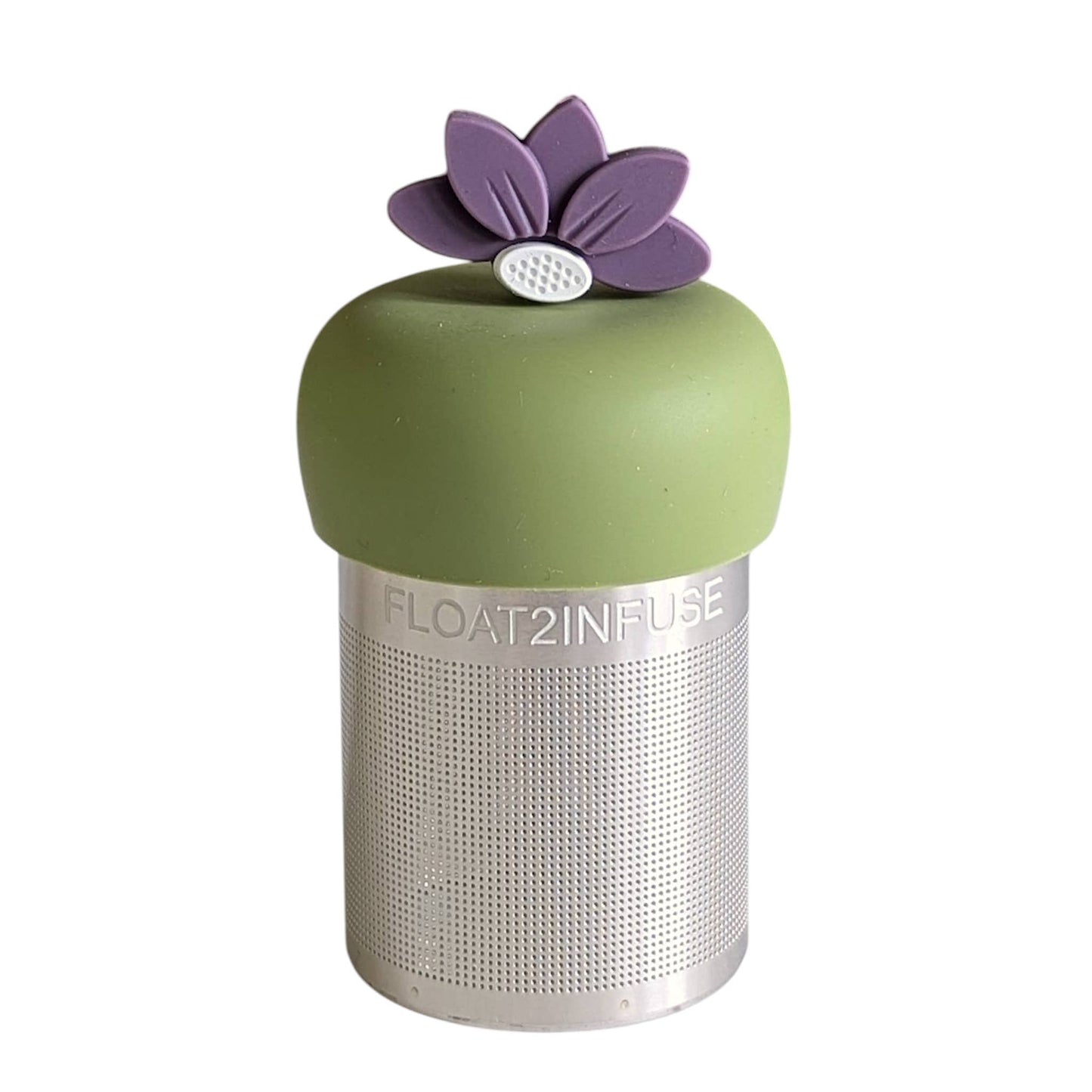 Lotus | Floating Tea Steeper | Green Base | Purple