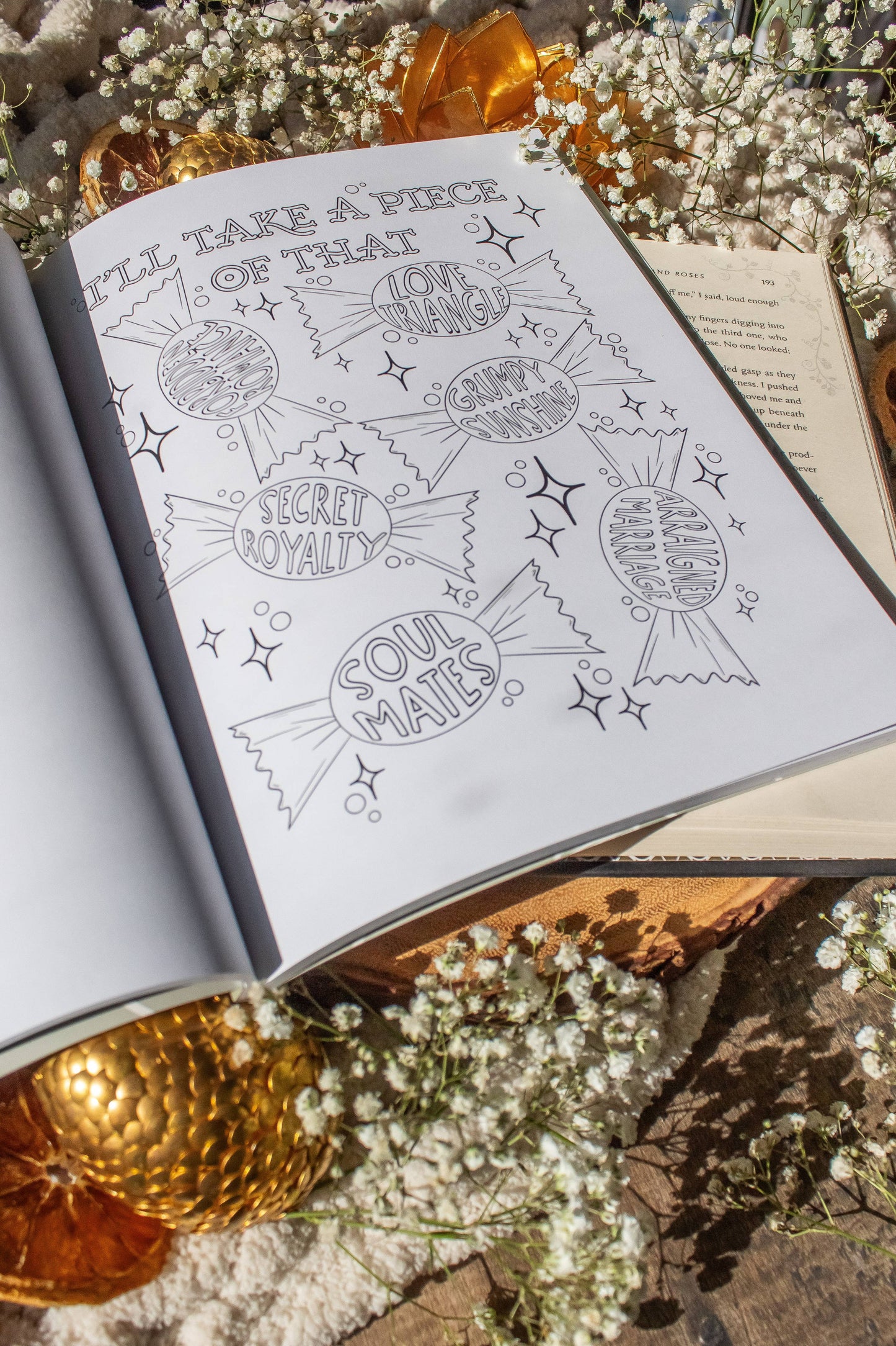 Bookish Coloring Book | 40 Coloring Pages For Adult Readers