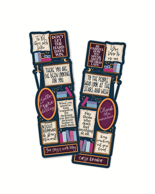 Bookmark - ACOTAR Quote Wall Die-Cut
