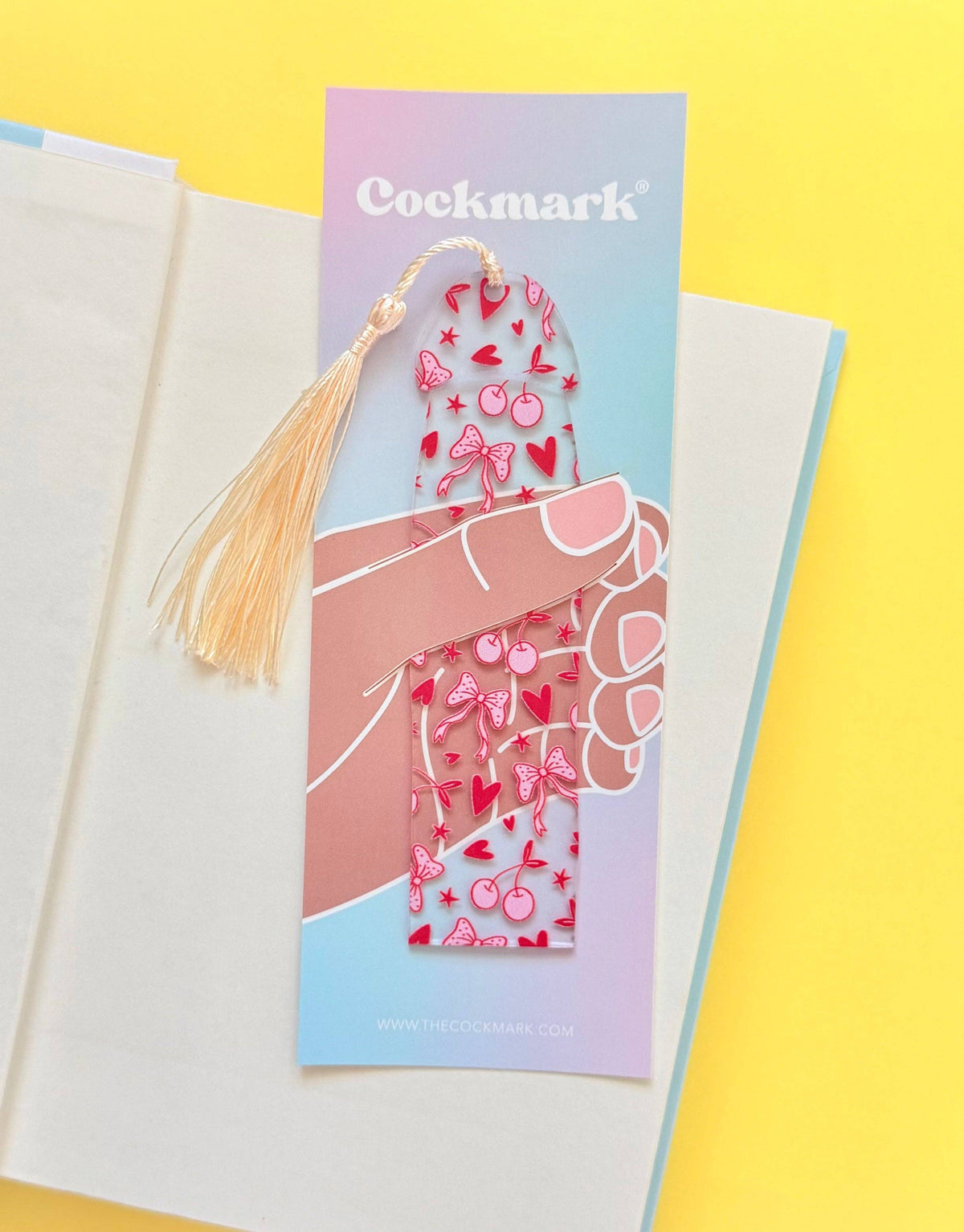 XOXO Cockmark Bookmark