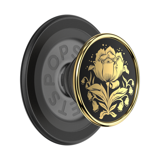 PopSockets MagSafe Phone Grip - Enamel Rose Noir