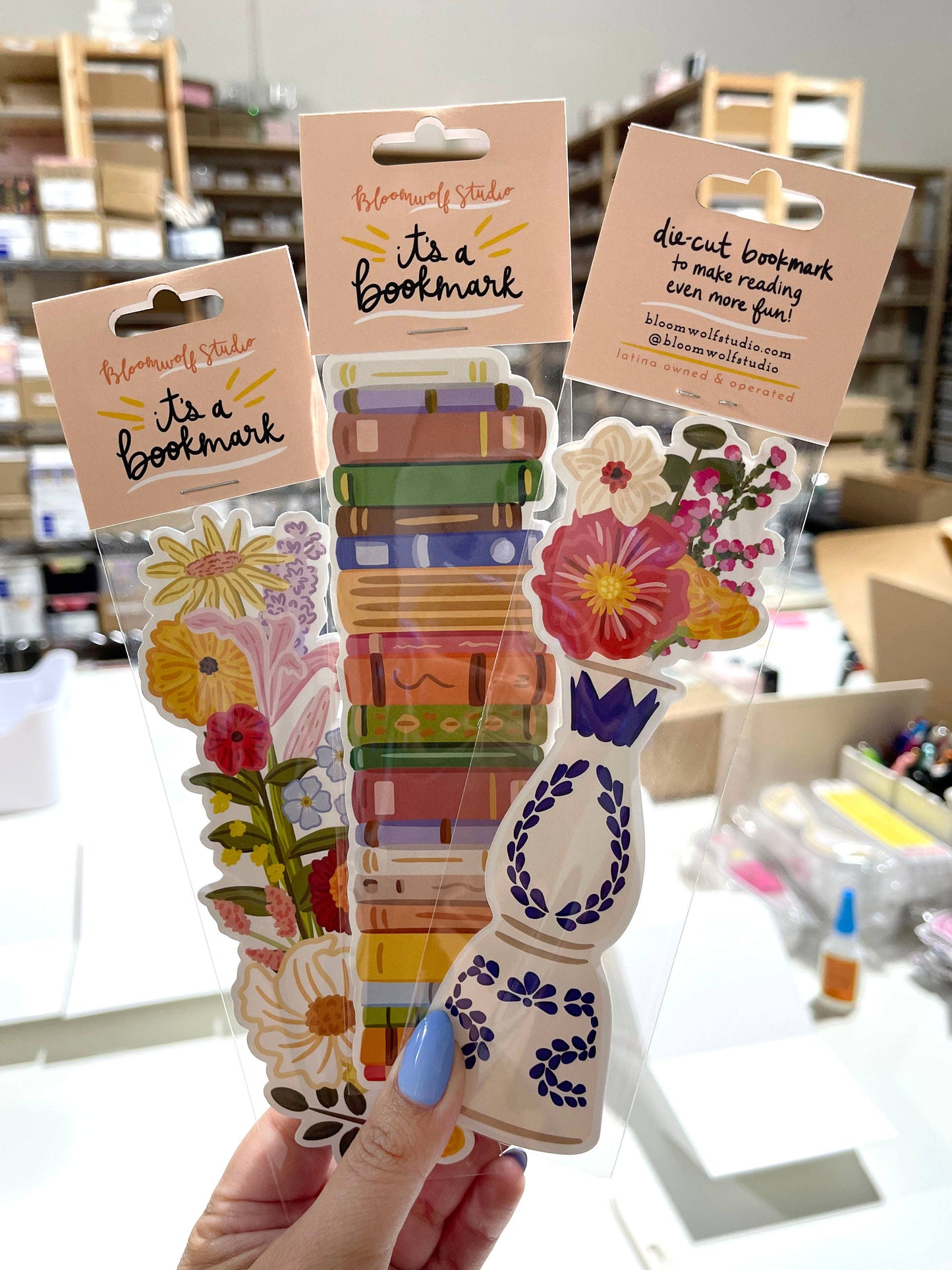 Milkshake Die Cut Bookmark