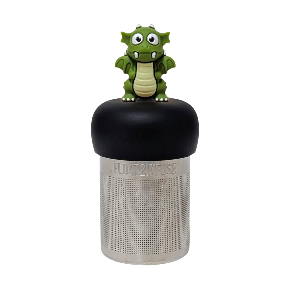 Dark Green Dragon| Floating Tea Infuser | Black Base | Green