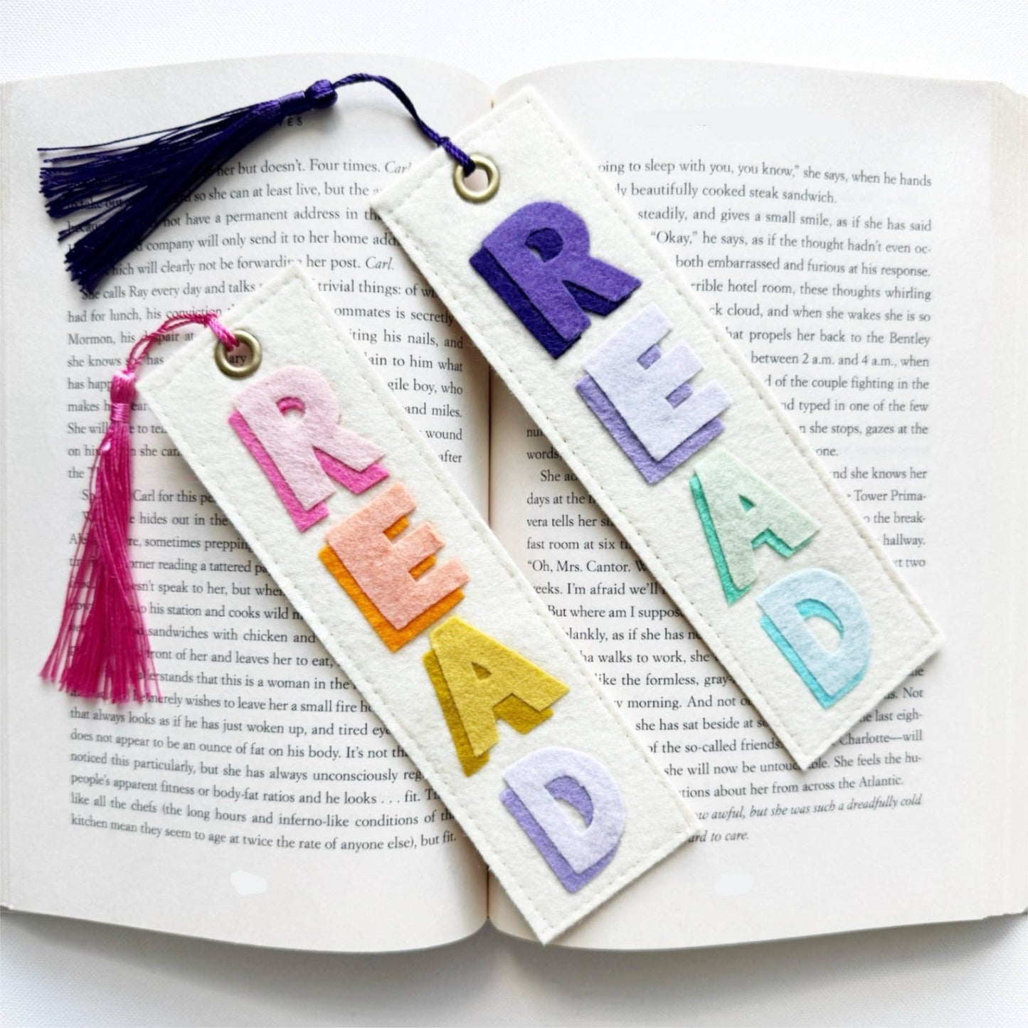 Read Felt Bookmark 