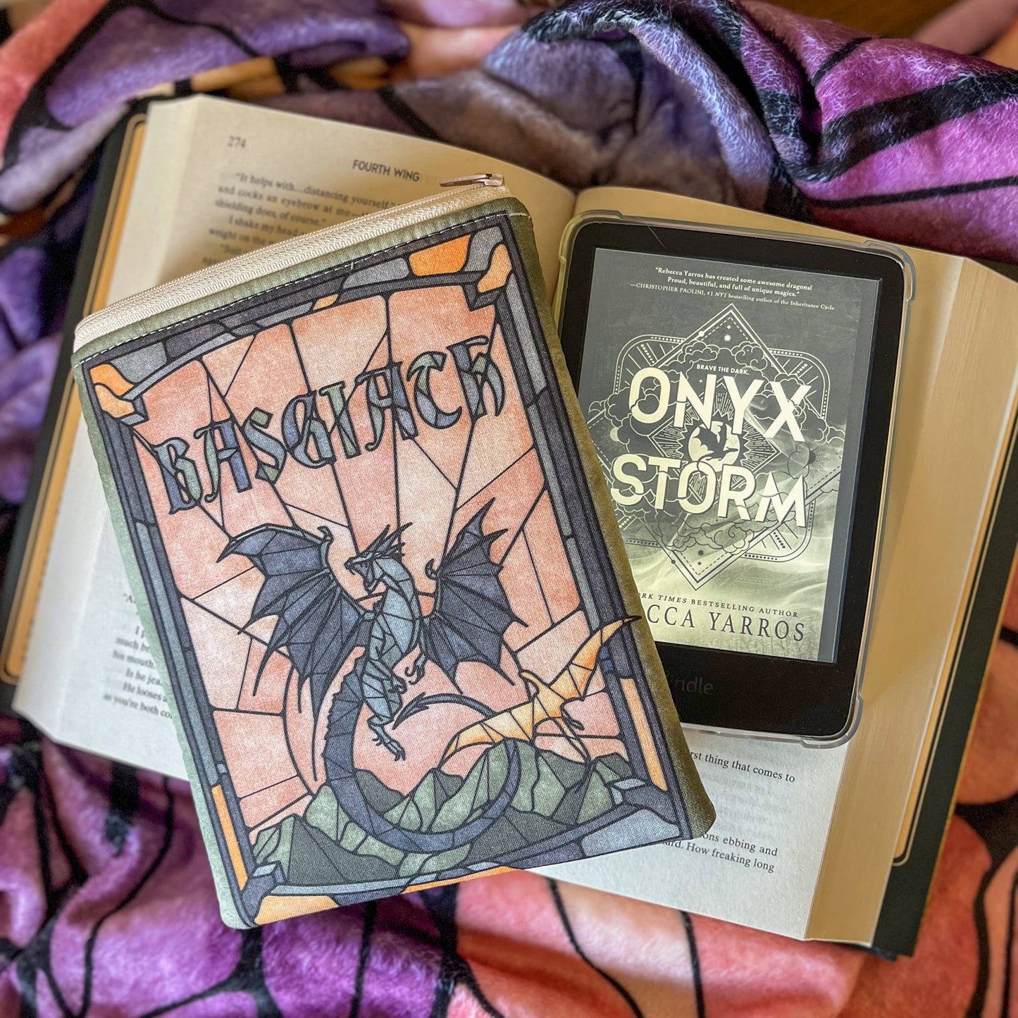 Kindle Sleeve - Fourth Wing Basgiath