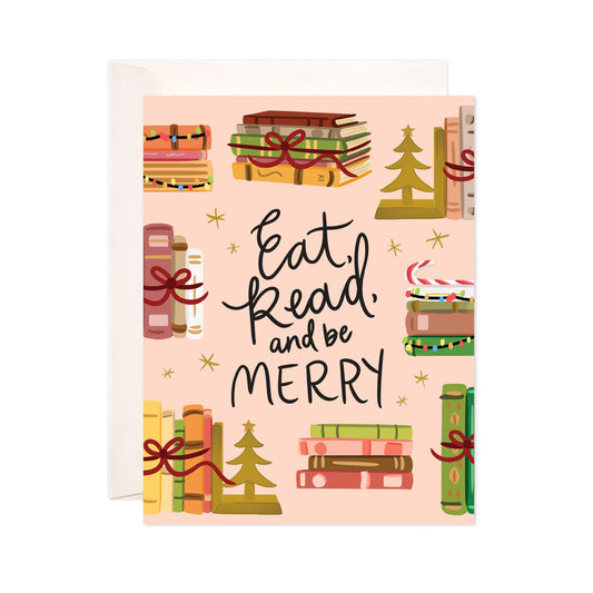 Greeting Card - Read and Be Merry