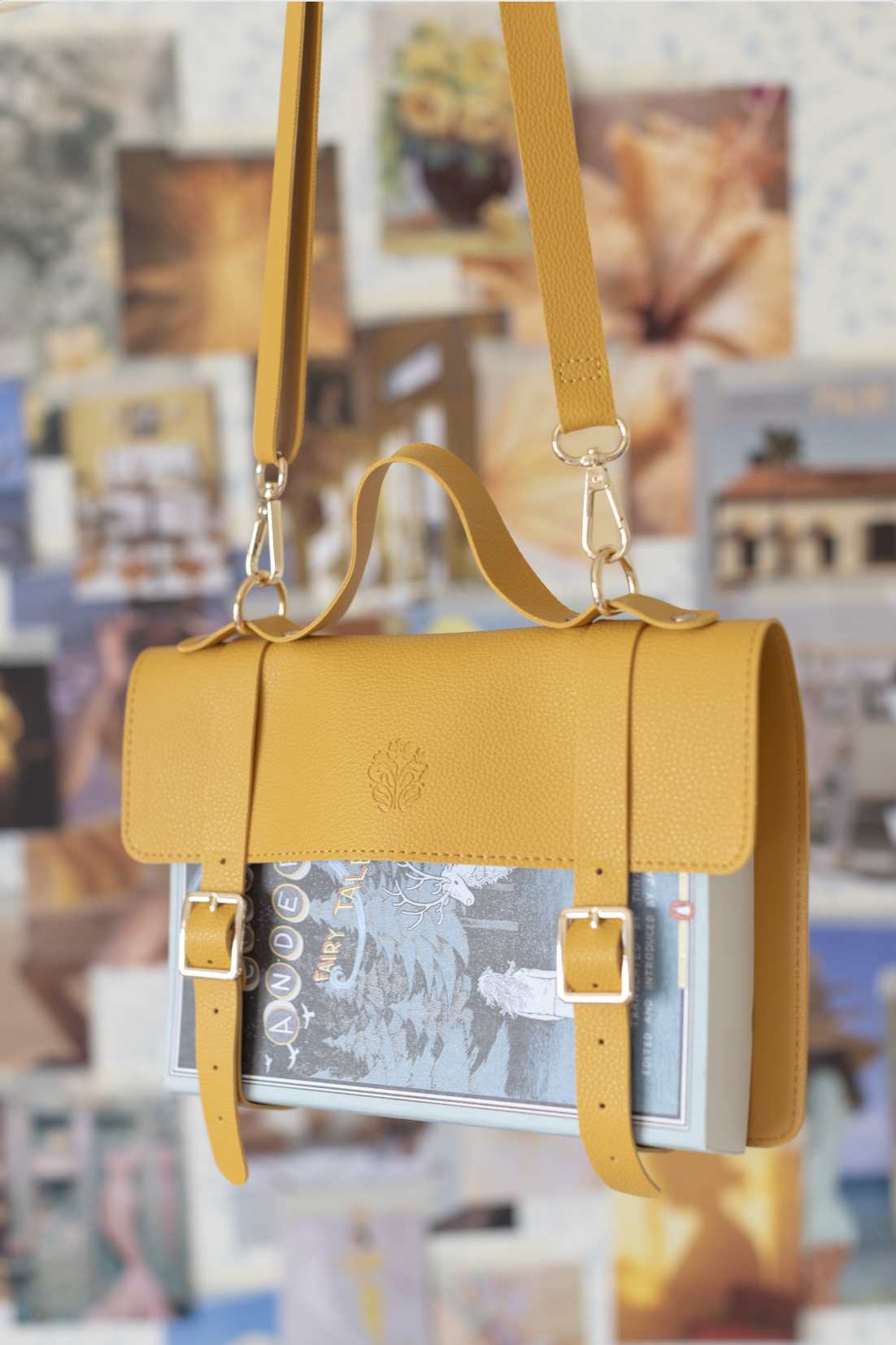 The Siren & Swan Book Satchel - Yellow