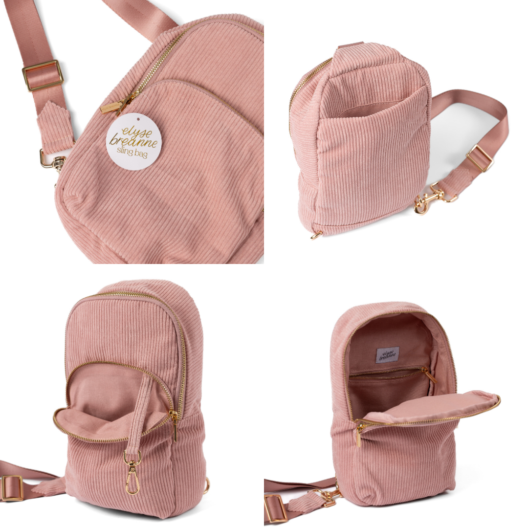 Corduroy Sling Bag