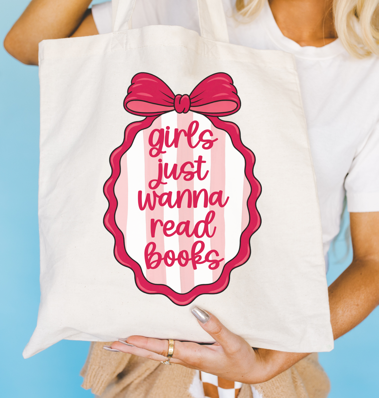 Girls Read Books Bookish Tote Bag – Bookstore & Gift Shop