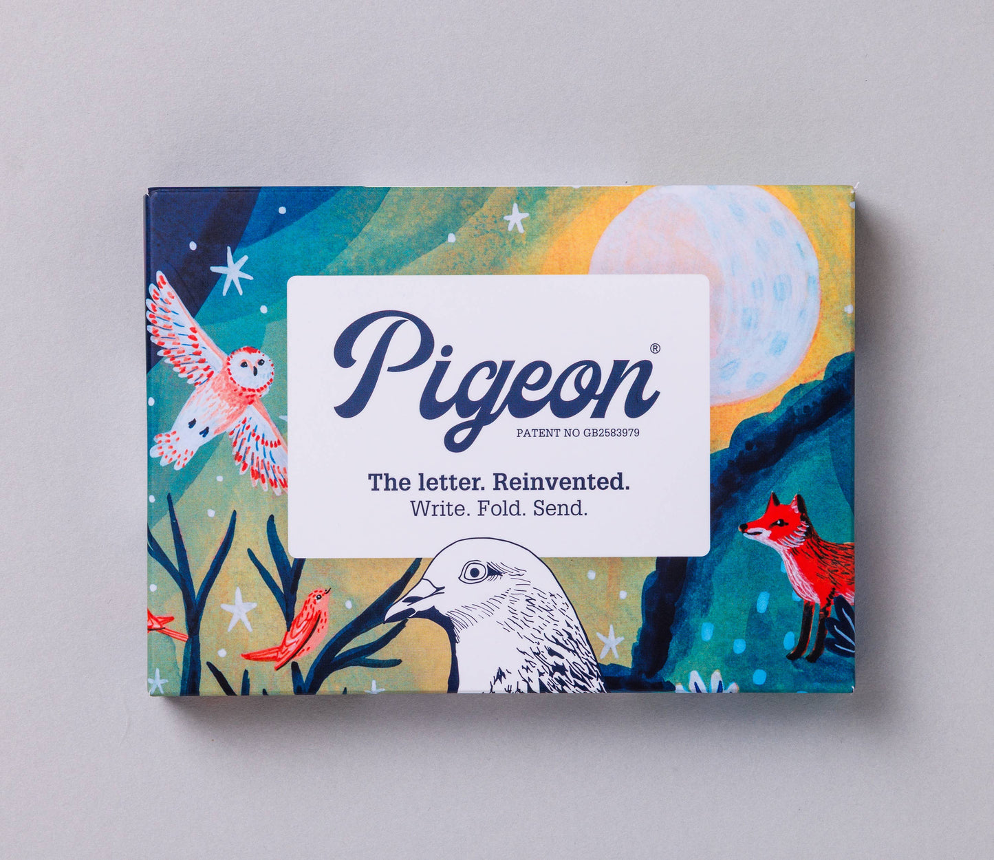 Harvest Moon Pigeon Folding Holiday Greeting Cards, 6-Pack