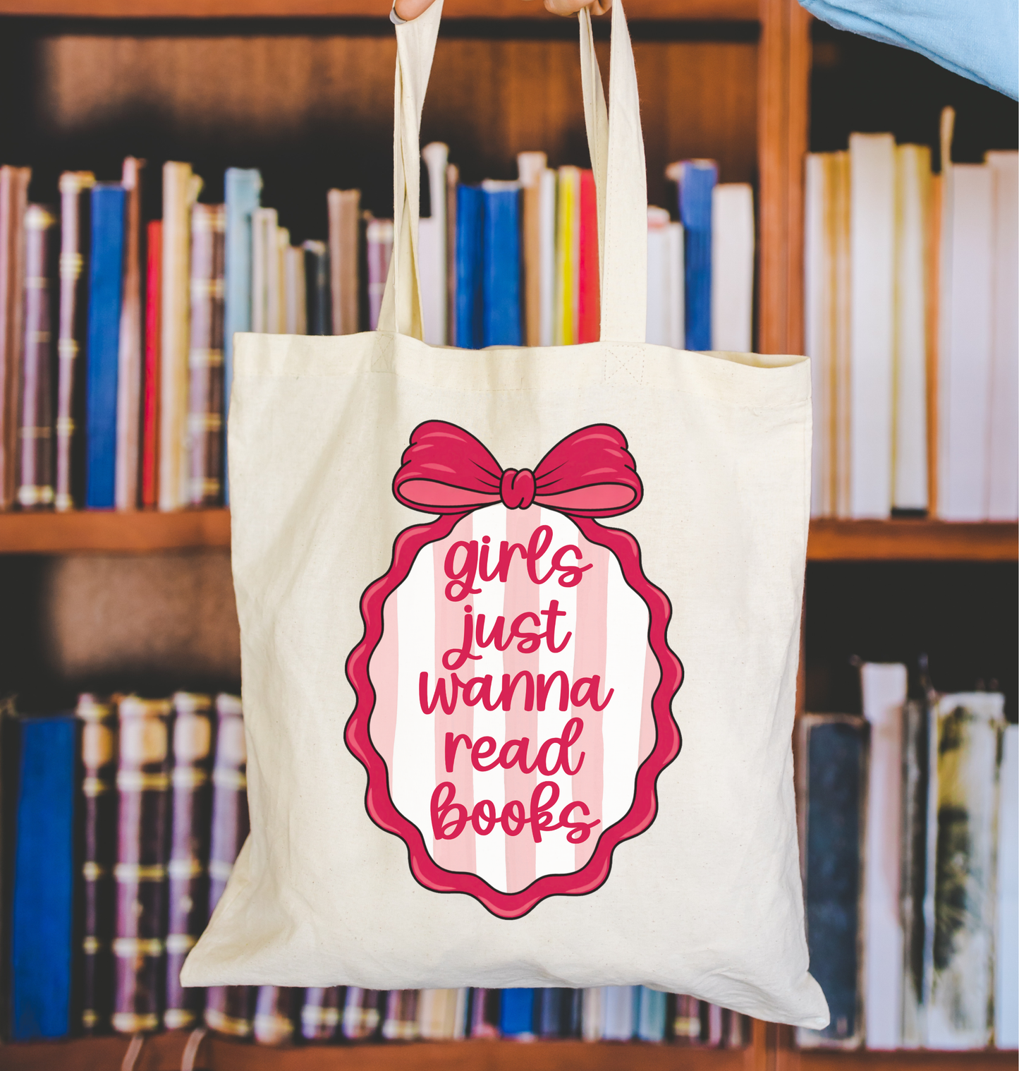Girls Read Books Bookish Tote Bag – Bookstore & Gift Shop