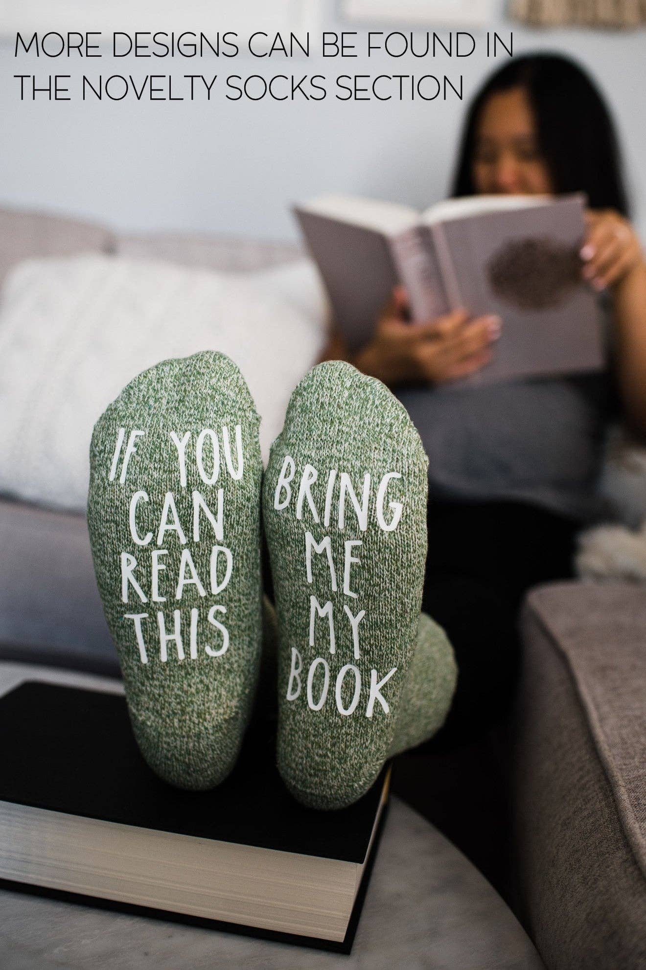 "I Stayed Up Late Reading And I Have No Regrets" Socks