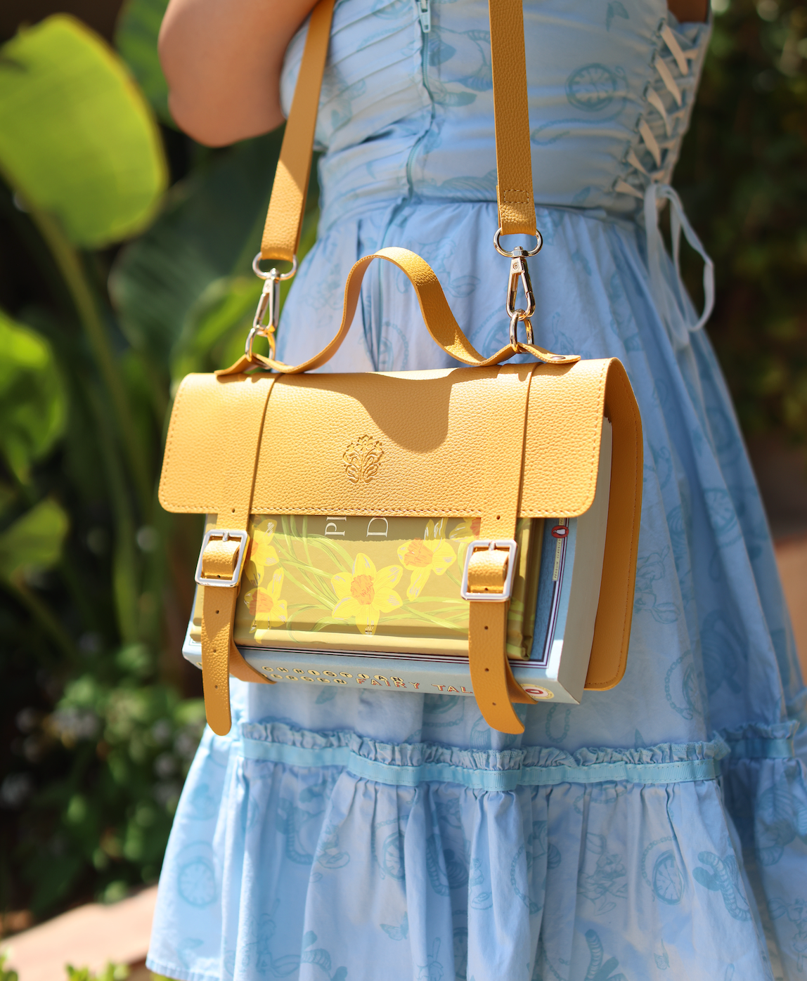 The Siren & Swan Book Satchel - Yellow