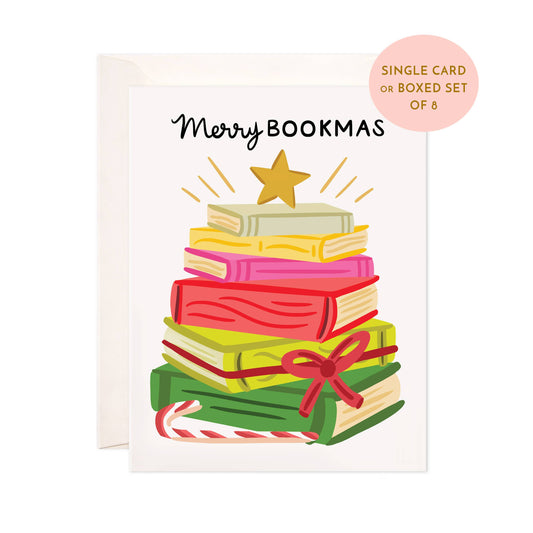 Greeting Card - Merry Bookmas
