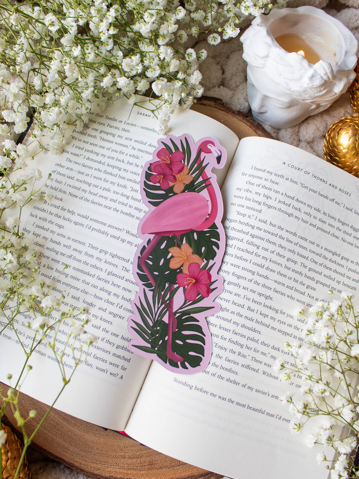 Bookmark - Fabulous Flamingo