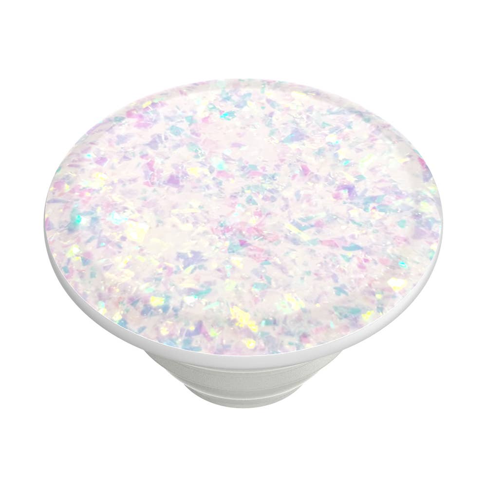 PopSockets Phone Grip - Iridescent Confetti White